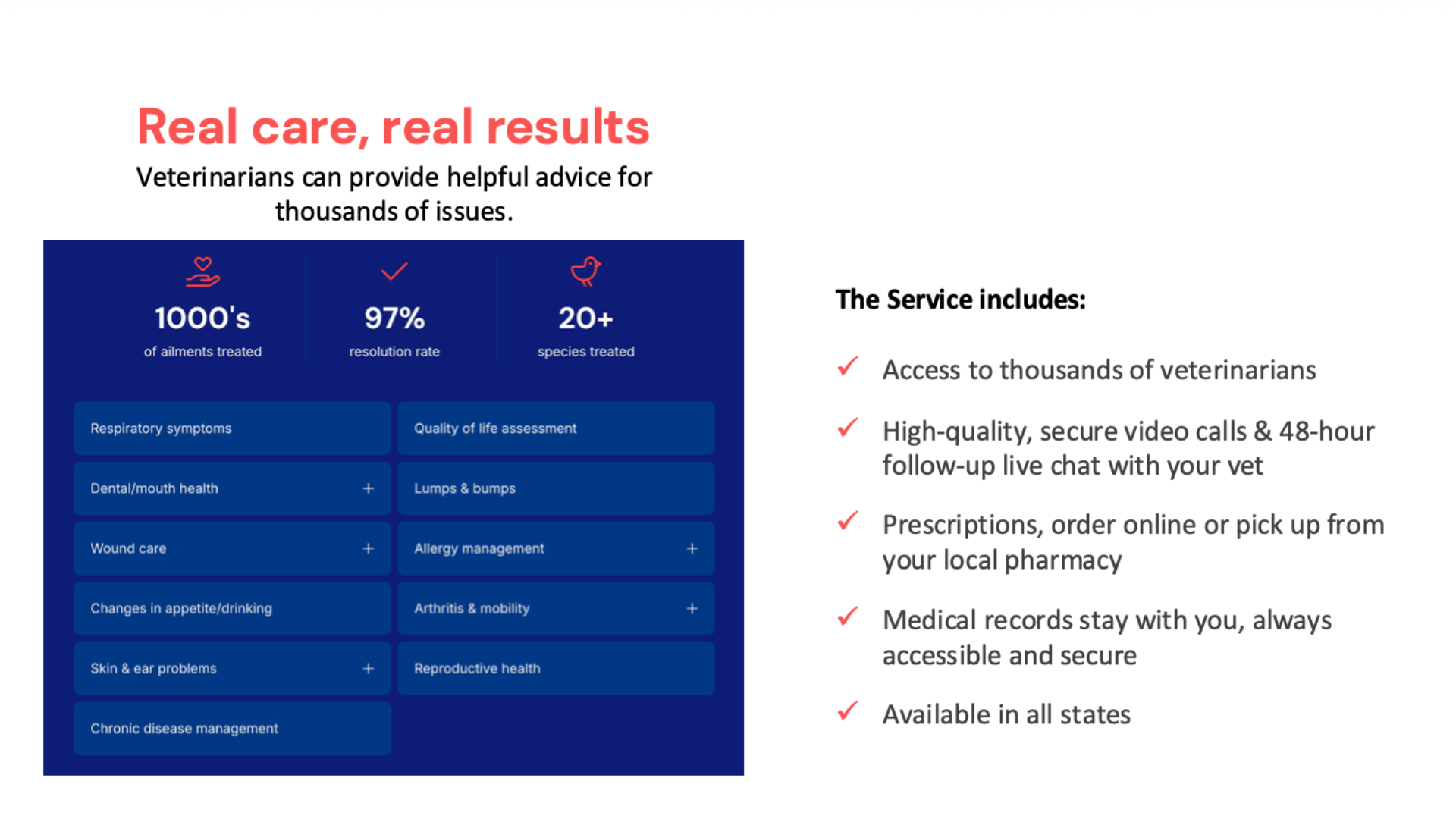 Real care real results slide